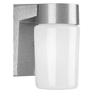 Satin Aluminum Progress Lighting P5914-16 1-Light ADA Wall Lantern