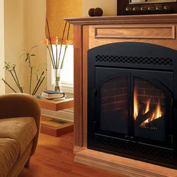 Majestic DVB Series 33'' x 38'' Direct Vent Gas Fireplace System - Indoor Fireplaces