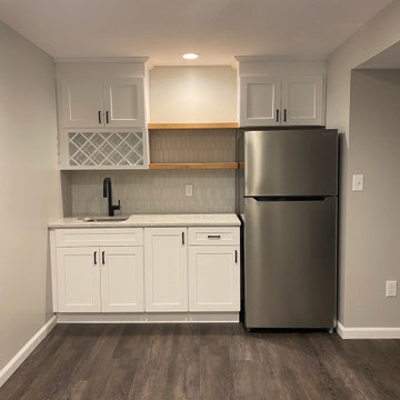 Modern Kitchen Remodel Done in a White Shaker Door