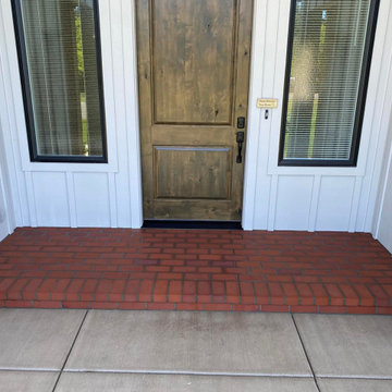 Brick walls-pillars-fireplaces-Mailbox