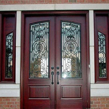 Rustic Wrought Iron Door in Los Angeles, CA