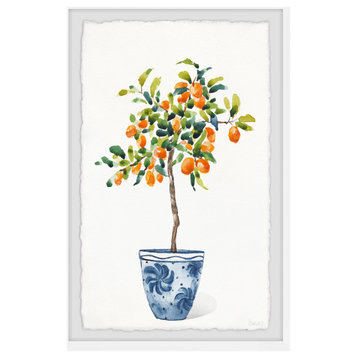 "Decorative Pot" Framed Painting Print