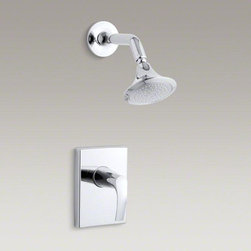 KOHLER Polished Chrome Symbol&reg; Rite-temp&reg; Pressure-balancing Shower Faucet Trim - Showerheads And Body Sprays