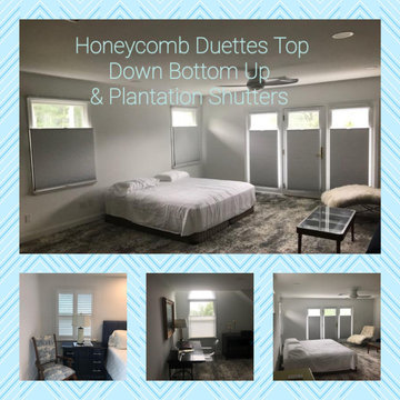 Honeycomb Duette Shades - Various Projects
