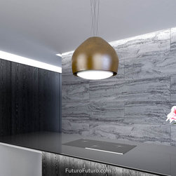 21&Prime; Dome Brass Island Range Hood - Range Hoods And Vents