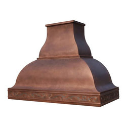 Copper Range Hood | Belle | Vogler - Range Hoods And Vents