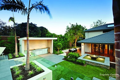 This is an example of a modern garden in Melbourne.