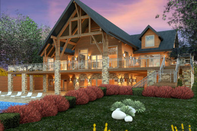 Cottage on Simcoe lake - design and 3D rendering