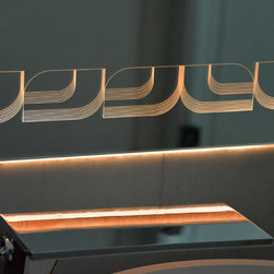 Orion Mirror Highlighter Detail, Private Residence, Ahmedabad - Bathroom Mirrors