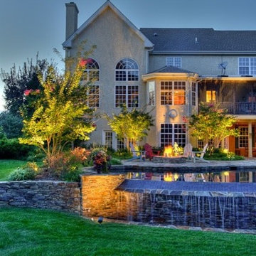 Luxury Pool With Waterfall