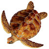 Loggerhead Turtle Porcelain Swimming Pool Mosaic 18"x20"