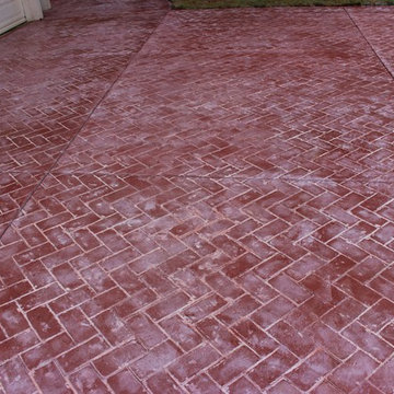 Stamped concrete drivewya