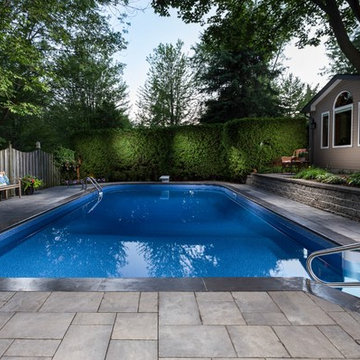 Award Winning Bedley Whitby Vinyl Pool Renovation