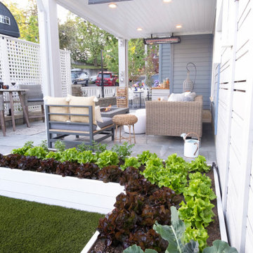 Extended Deck Over Small Privacy Patio