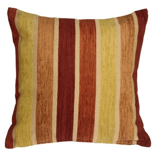 Pillow Decor - Sankara Deep Yellow Silk Throw Pillow 18x18
