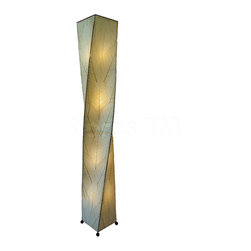 Eangee Home Designs Twist XL Floor Lamp | Natural - Floor Lamps