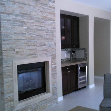 Contemporary Great Room Remodel