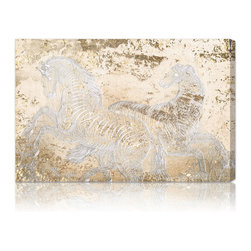 Gold Equestrian Fine Art - Prints And Posters