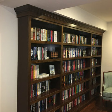 Jacobs - Custom built Cherry shelving