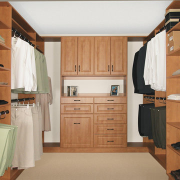Wood Grain Closet Walk-in System