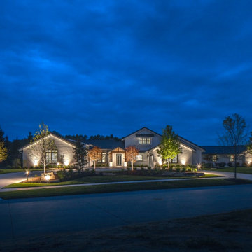 Outdoor Security Lighting | Lake House Outdoor Lighting Design