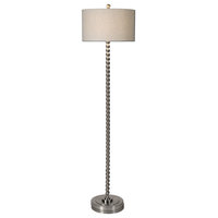 Sherise Beaded Nickel Floor Lamp