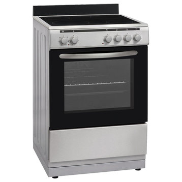 Equator 24", Electric Cooking Range Stainless With Convection Oven, Stainless