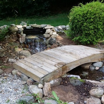 Ponds With Waterfalls