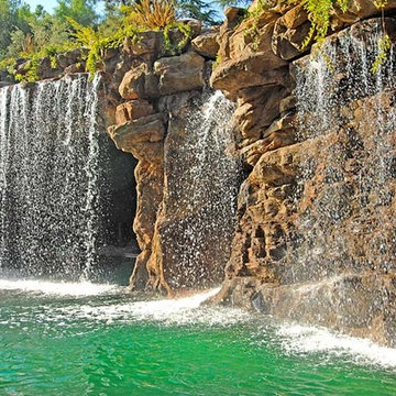 Naturalistic Pools with Grotto