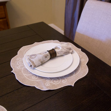 Orange Dining Room