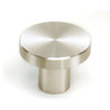 Melrose Stainless Steel Small Flat Top Knob  - 1 1/4"