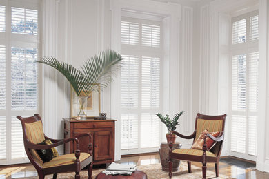 Living room - traditional living room idea in Other