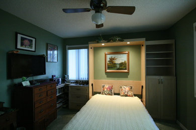 Full MurphyBED in Natural Maple and Flat Panel Door Style