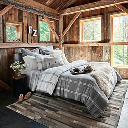 UGG Grey Reversible Flannel Windowpane Collection - 100% Bloomingdale's Exclusiv - Products