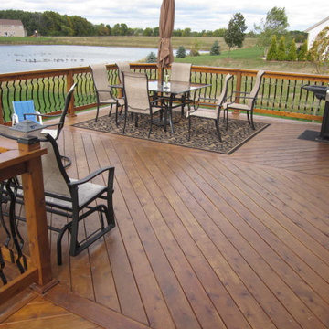 Oconomowoc Custom Deck Build with Lake Views