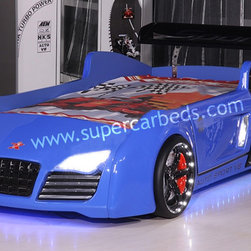 Audi Race Car Bed Blue - Bedroom Products