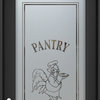 Pantry Door - Rooster Chef - Primed - 24" x 84" - Knob on Left - Pull Open