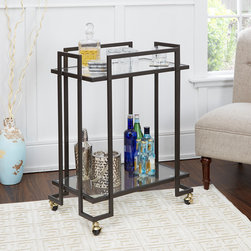 Welland 2-Tier Rectangular Serving Cart - Products