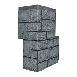 152-CAMBRIDGE COBBLESTONE CORNER 11" W(EACH SIDE) &times; 30 &frac12;"H &times; 1"D - Wall Panels