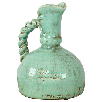 Blue Pitcher - Distressed Blue, Small