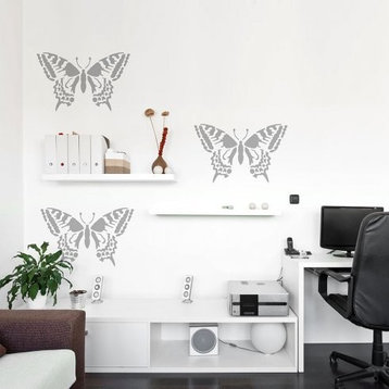 Papilio Butterfly Stencil, Reusable Stencils For DIY Home Decor, Medium
