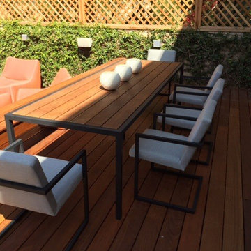 IPE multi level modern backyard