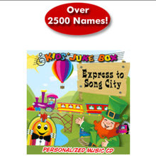 Express to Song City Personalized Music CD