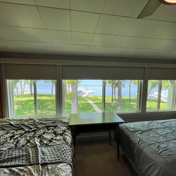 Delavan Lake-Blackout Roller Shades with Lightguard 360