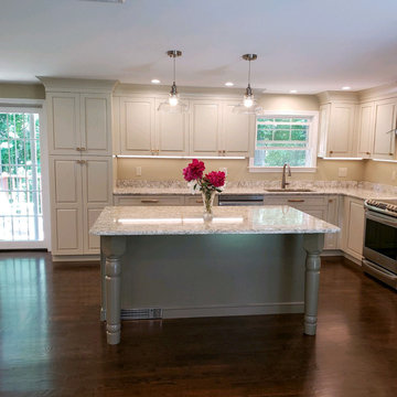 Open Concept Kitchen Remodel in Wakefield MA