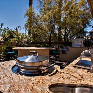 Project Outdoor Kitchen + Fire Table