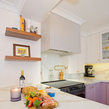 East York Bungalow Dark Lilac Custom Home