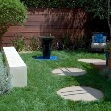 Decorative Urn Container Pot transformed into Elegant Water Feature