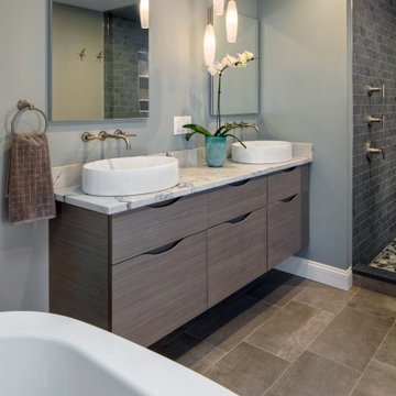 Custom Design- Build Primary Bath Suffield- J & G