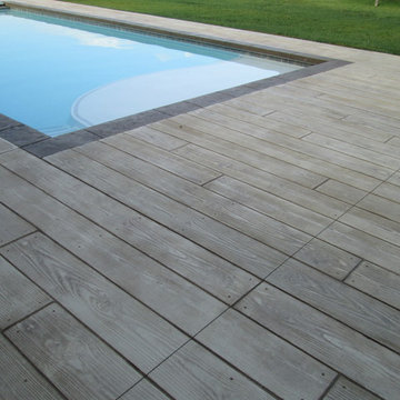 Stamped Concrete Pool Decks